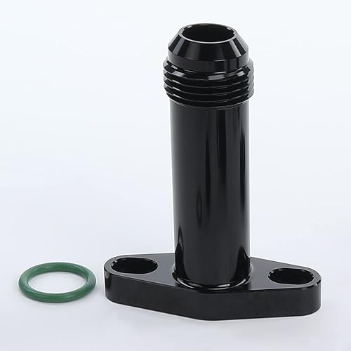 Miniatura 4 de Brida de drenaje turbo de aluminio AN10 macho 1.496 in apto para GTX, serie G, negro