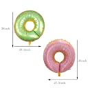 ARV ZONE Sweet Donut Balloons, Ice Cream Foil Balloons, Birthday Decorations for Girls Boys Kids Birthday Baby Shower,Birthday Balloons, Donut theme birthday decorations (Donut 8th) gallery image