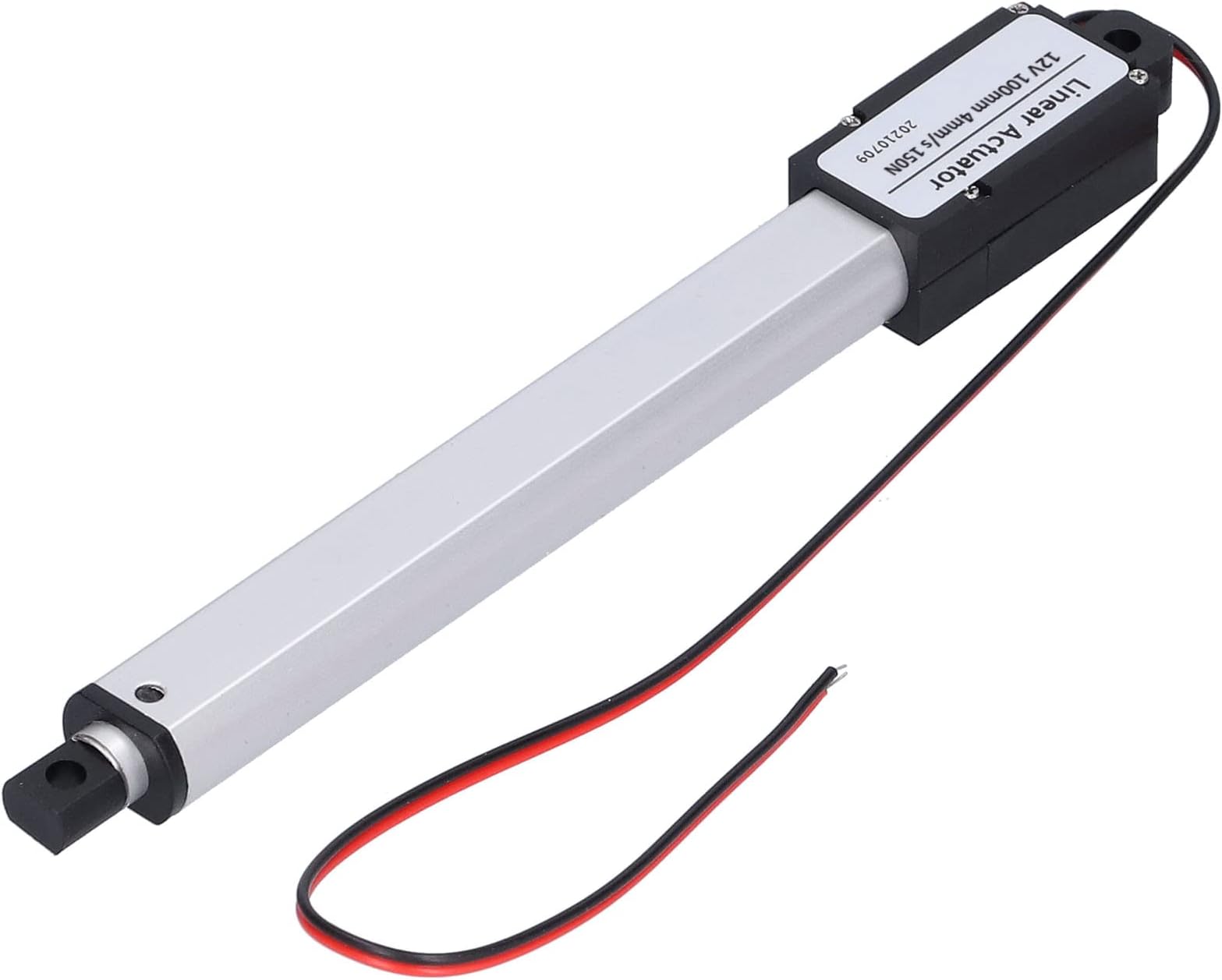 DC 12V Stroke Linear Actuator, 100mm High Speed Mini Linear Actuator Electric Motion Actuators for Electric Recliner Massage Bed Sofa, Internal Limit Switch, Low Noise (Stroke