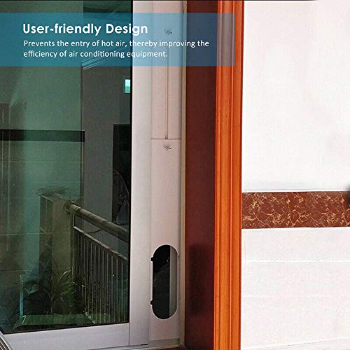 DECDEAL 2 PCS Suportes de Vedação de Janela para Mangueira de Escape 33.07-47.2in Kit de Ventilação