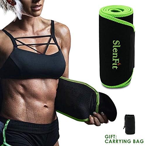 Singhi Waist Trimmer Sweat Belt for Fast Loss Waist Trainer for Women & Men Adjustable Stomach Fat Burner Exercise Wrap