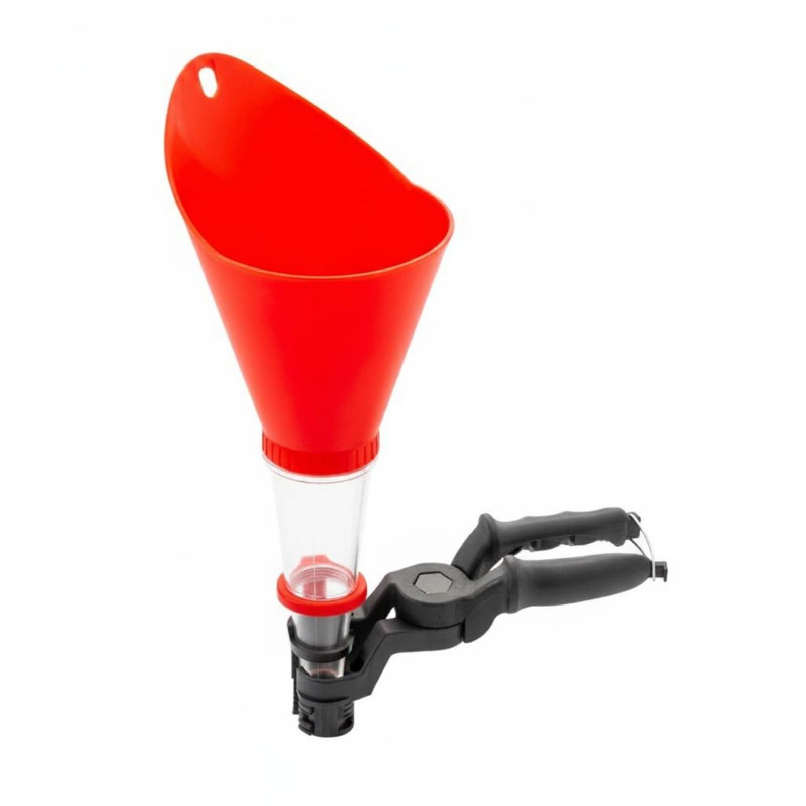 22 Pieces Universal Car Oil Funnel Kit Anti-Leak Adjustable Oil Funnel Easy to Use for Garage, Slanted Mouth-image-19