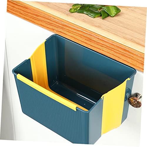Caneca de basura rectangular colgante ergonómica azul miniatura 6