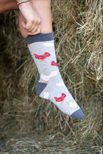 Image of WHD Chicken Crew Socks for Women & Men