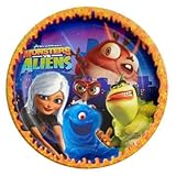 Monsters vs Aliens 3D Dessert Plates, 8ct