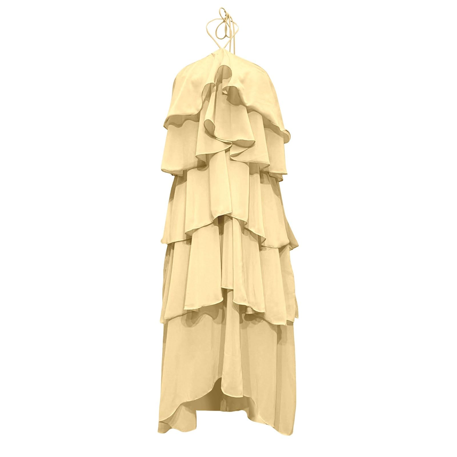 Vestido de verano para mujer, vestido de fiesta en línea A, vestido casual, vestido de verano, elegante, vestido de cóctel, largo, sin mangas, vestido de noche, elegante vestido cruzado