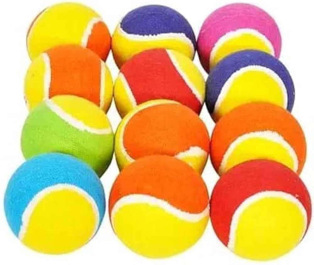 REXCO Cricket Tennis Ball Cotton Cricket Ball for Practice, Casual Play, Pet Toy, Street Playing Easy Play Cotton Cricket Play for Kids & Adults (Pack of 12 Multicolor) (B0CZBFTZ5V) Amazon Price History, Amazon Price Tracker