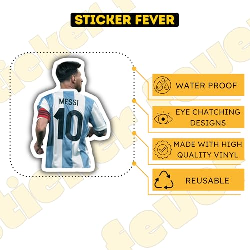 Image of Pack of 35 Random Visca Barca Stickers for Laptop /Mobile /Mobile /Journal /Diary /Guiatar etc. (Pack of 35) (Visca Barca)