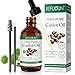 Olio Di Ricino Biologico 60 ml, Puro Al 100%, Olio Di Ricino Biologico Spremuto A Freddo Per La Crescita Dei Capelli, Naturale Per Corpo, Unghie, Ciglia E Sopracciglia immagine