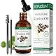 Rizinusöl Bio 60 ml, 100% rein - Castor Oil, Bio-Kaltgepresstes Rizinusöl für Haarwachstum, Natürlich Rizinusöl für Körper, Nägel, Wimpern und Augenbrauen
