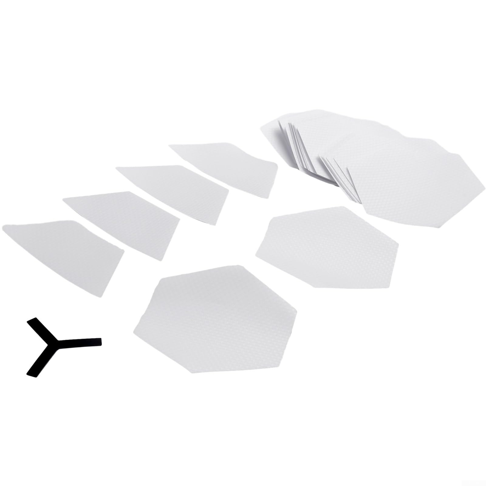 Tappetino trasparente per tavole da surf e paddle, confezione da 22 pezzi, trasparente, con adesivi antiscivolo, impermeabile, kit di accessori antiscivolo fai da te
