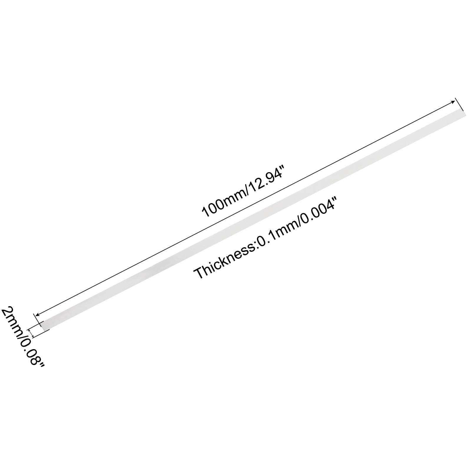 Nastro In Acciaio, Autoadesivo 10 Mm - Foto 10