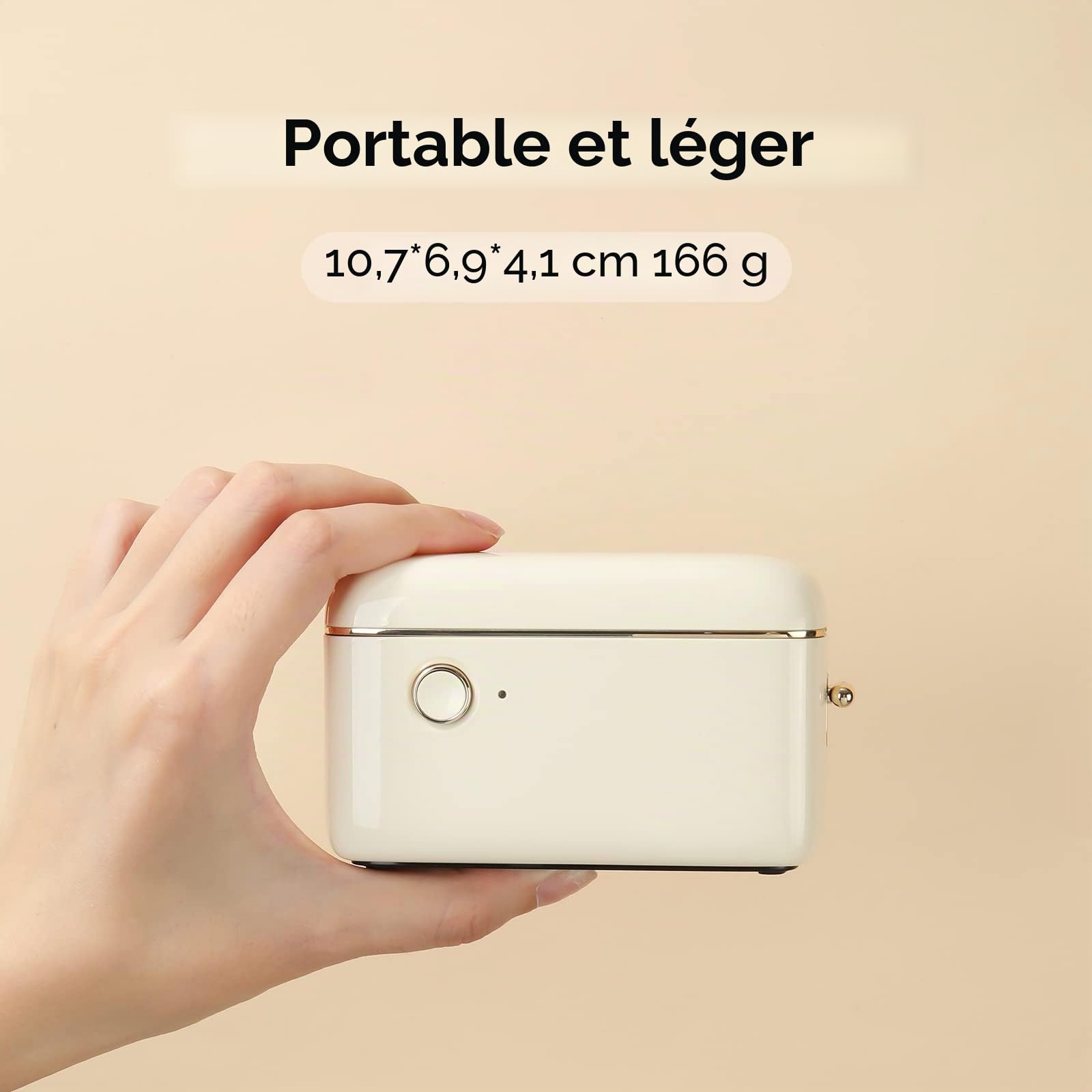 NIIMBOT H1S Étiqueteuses avec Ruban adhésif, Portable et imprimante d'étiquettes Thermiques pour la Maison, l'école et Le Bureau