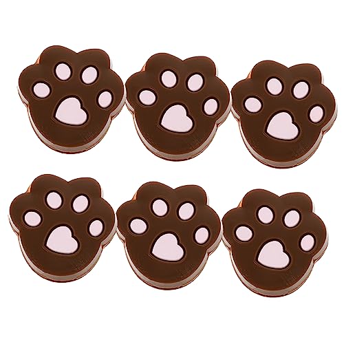 KICHOUSE 6Pcs Cartoon Tennis Racket Vibration Dampeners Rubber Shock Absorbers for Enhanced Stability and Control Lightweight and Easy to Use Tennis Accessories