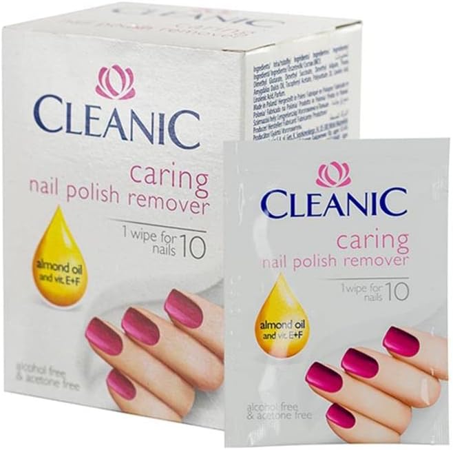 CLEANICCARING NAIL POLISH REMOVER (ALCOHOL/ACETONE FREE) -