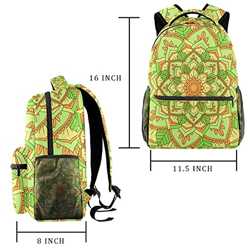 Mochila escolar de triángulo geométrico bolsa resistente que organiza libros sin romperse 2