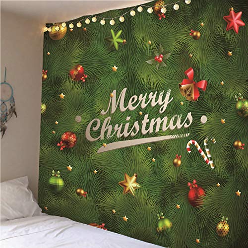Tapiz de pared navideño KnSam para llenar de alegría y tradición tu salón familiar 3