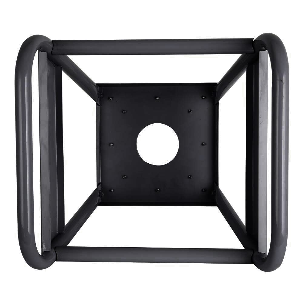 JFG RACING Dirt Bike Stand,Universal Detachable Powder Coated Anti Slip Off Road Steel MX Heavy Duty Dirtbike Maintenance Motorcycle Box Stand(Black)