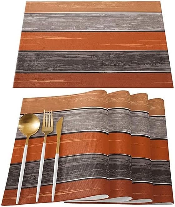 Nordic Retro Cloth Placemat Cafe Restaurant Layout Western Washable Non-Slip Mat Home Table