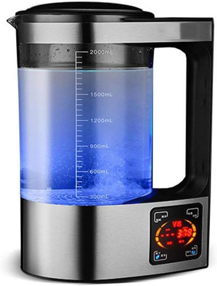 Micro-Electrolysis of Hydrogen-Rich Water Machine High Concentration Super Large Capacity 2L Health Care Cup Alkaline Water Ionizer Machine Water Filter [Energy Class A]