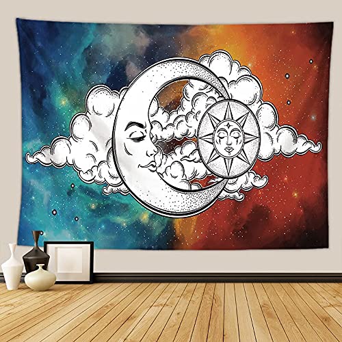 PPOU Wall hanging Tapestry psychedelic pattern yoga throw carpet Hippie Home Decor Wall Tapestry Live video background A11 130x150cm