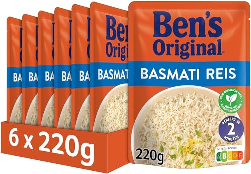 Ben’s Original - Multipack - Sauce Süß-Sauer ohne Zuckerzusatz (6 x 395g) I Express-Reis Basmati (6 x 220g), 12 Packungen (6 x 395g I 6 x 220g)