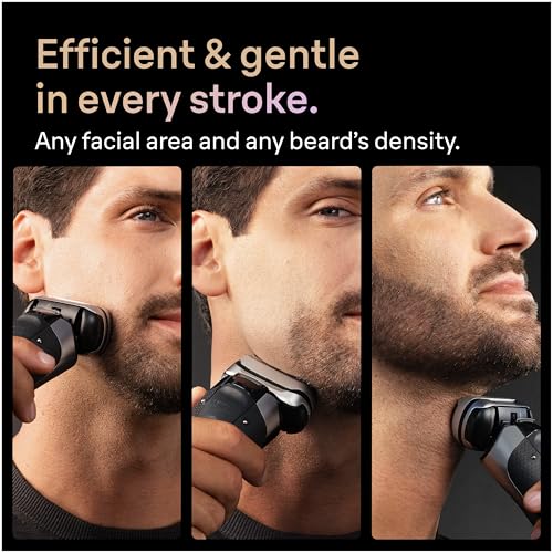 Image of Braun Series 9 PRO+ Electric Shaver, Wet & Dry Razor, Pro SensoAdapt, 6in1 SmartCare Center, 9697CC, Silver