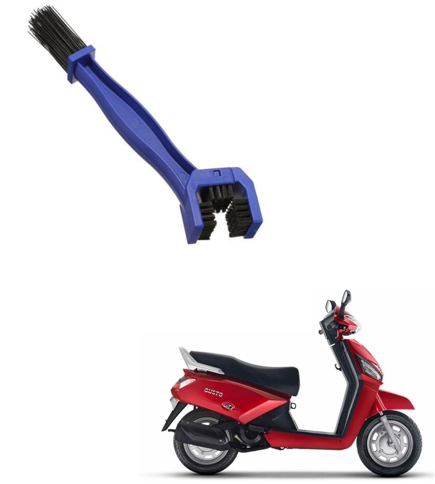 Auto Addict 3 Side Multi-Purpose Bike/Cycle Chain Cleaning Brush, Gear Cleaning Brush Tool for Mahindra Gusto (B0D8YB6FND) Amazon Price History, Amazon Price Tracker