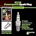 E3 Spark Plugs E3.34 Powersports Spark Plug for Motorcycles, ATVs, Snowmobiles, and More, Patented DiamondFIRE Technology, Pack of 1