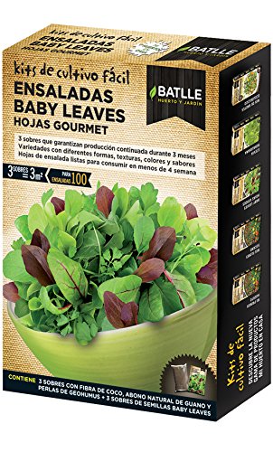 Batlle Huerto Urbano - Ensaladas Baby leaves Hojas Gourmet