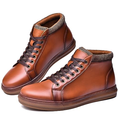 Image of Arkbird Mens Leather Sneaker Fashion Classic Casual Chukka Ankle Boots for Men