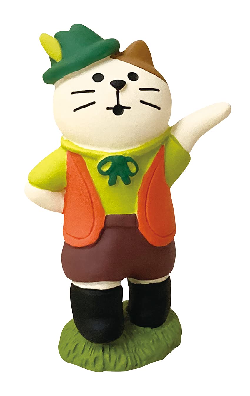 DecoleCorporation Concombre ZHW-28879 Folk Dance Cat, BOY, 1.4 x 0.9 x 2.2 inches (36 x 23 x 57 mm)