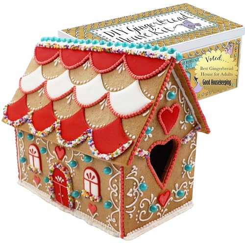 Biscuiteers DIY Gingerbread House Kit - with Royal Icing and Decorations - Voted 'Best Gingerbread House for adults' by Good Housekeeping 2025