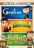 The Boxtrolls, ParaNorman, Coraline Triple Feature (Three-Disc DVD)