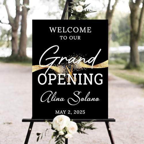 KOLSTRAW Grand Opening Welcome Sign, Grand Opening Sign For Shops Restaurants Store Advertising Malls Companies Retail Business Office, Re-Opening New Store Decorations, Decor for Grand Party #10