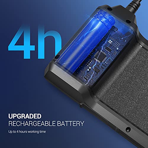 DEPSTECH 5.5mm Lens Industrie Endoskopkamera 4,3" LCD-Bildschirm 1080P Digitales Endoskop IP67 wasserdicht Inspektionskamera, 6 Einstellbare LEDs, 5m halbstarres Kabel, 32GB Karte DS300 – Bild 6