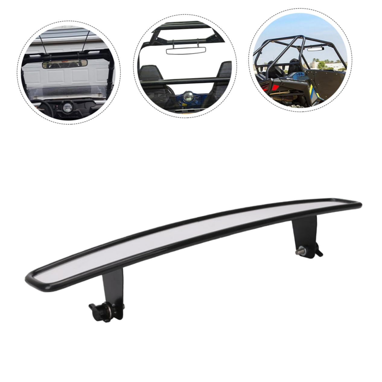 ULTECHNOVO 1ensemble Rétroviseur Intérieur Large Angle Pour Voiture Miroir De Stationnement Portable Accessoire Automobile Et Améliore La Visibilité Sécurité