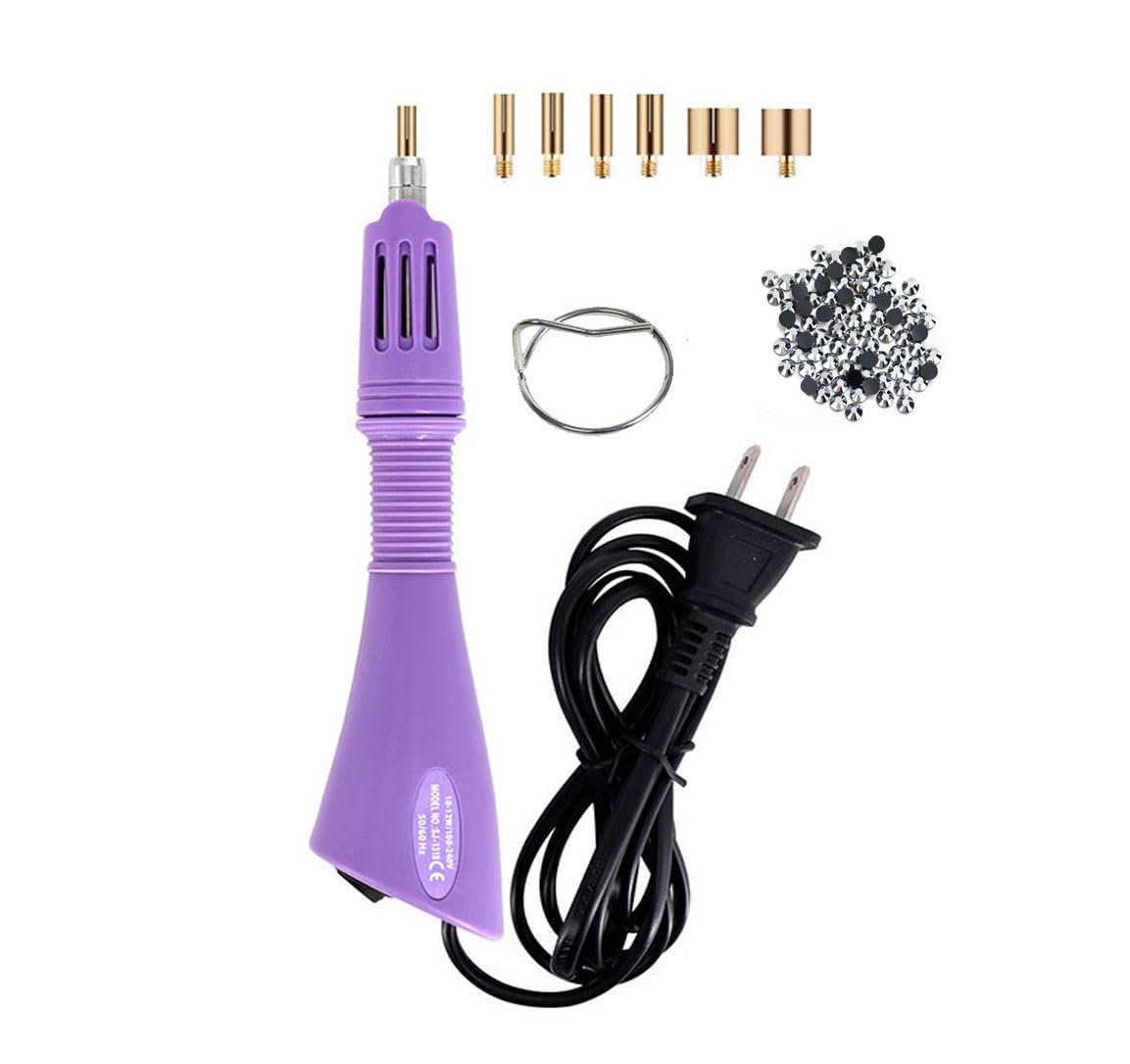 Strass en cristal et applicateur violet pour donner vie à vos idées créatives