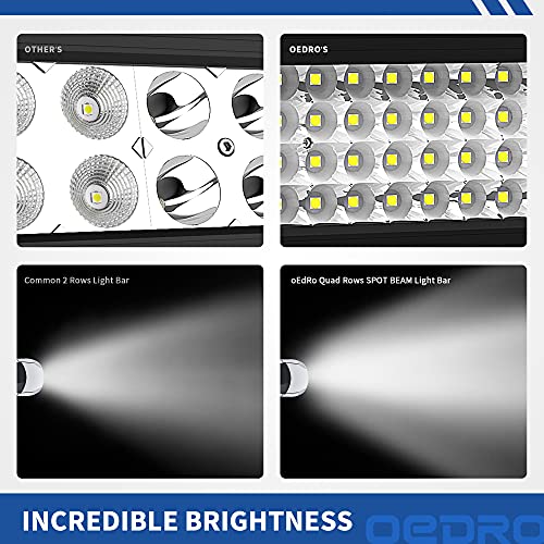 Image of OEDRO 30 Inch LED Light Bar Quad-Rows Spot Flood Combo 768W 53760LM