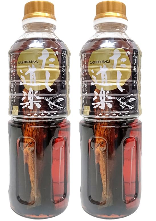 焼きあご入り だし道楽 500ml 2本セット