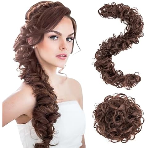 S-noilite Messy Bun Hairpiece 32 Inch Cover