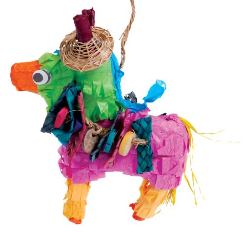 FETCH-IT PETS Don The Donkey Polly Wanna Pinata Bird Toy