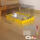 Compatible con muchas razas: funciona bien en una amplia gama de razas de conejos y jaulas, por lo que es una opción práctica tanto para criadores como para dueños de mascotas.