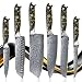 Produktbild Calisso Advanced Set 6 tlg. 67 Lagen Damaststahl - Damastmesserset, Küchenmesser, Kochmesser, Messerset