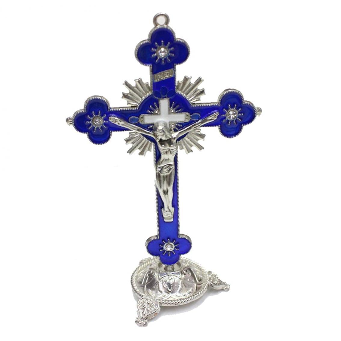 Froiny Blue The Cross Statue Jesus Carrying Religious Items Catholic Religious Figurines And Statues Gifts