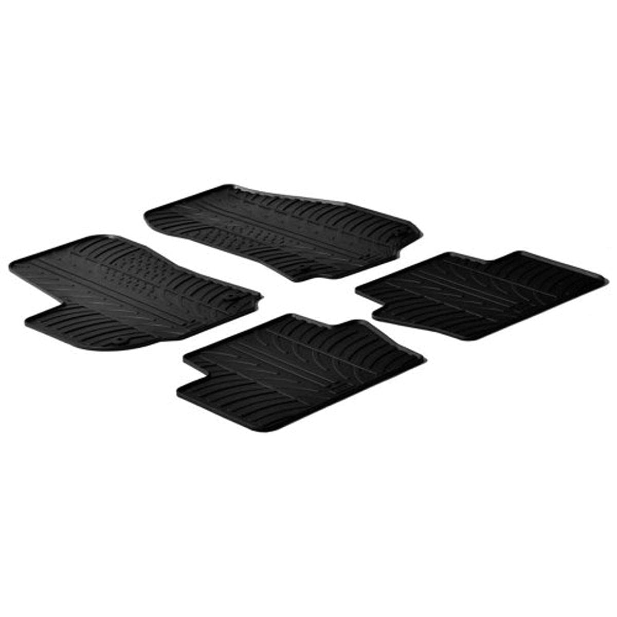 Passgenaue Matten FM17007 Gummimatten Element Passgenaue Fußmatten OPEL Zafira B 07/2005-2014 4tlg 3D Gummimatten Opel Zafira B Hochrandig Allwetter
