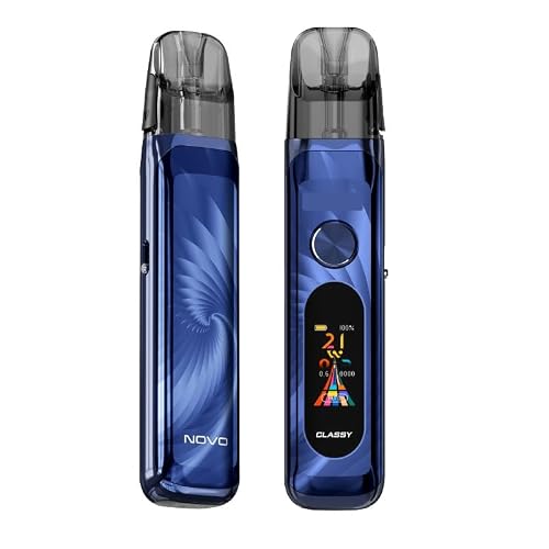 �X���b�N Novo Classy Pod System Kit 1350mAh 3ml �m�{ �N���b�V�[ �|�b�h 35W�o�́E0.96�C���`TFT�X�N���[�����ځENOVO POD(CLX)�Ή��b�g�b�v�T�C�h�t�B���E���[�N���b�J�[���ځb�d�q�^�o�R POD�^�X