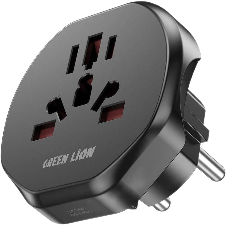 Green Lion2500W Universal Convertion EU-Plug, Black