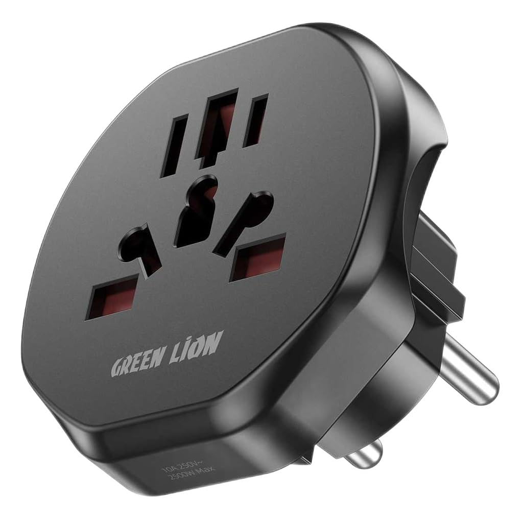 Green Lion2500W Universal Convertion EU-Plug, Black
