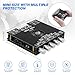 Bluetooth 5.1 Audio Amplifier Board, ZK-AS21 2.1 CH 220W x 2 + 350W HiFi Subwoofer Power Amp Mini Digital Audio Amp Module for Home Speakers(30-220W, 3-8Ohms), DC 16-38V, BT USB AUX Input